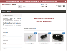 Tablet Screenshot of nutzfahrzeugtechnik.de